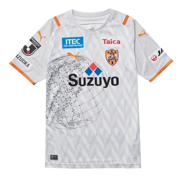 Auswärtstrikot Thailand Shimizu S Pulse 2021-2022 Weiß Günstige Fußballtrikots